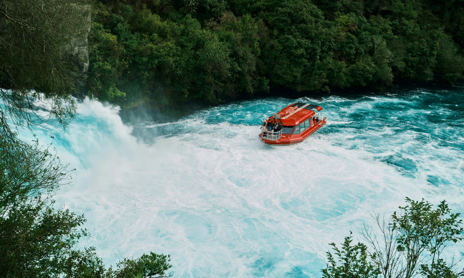 Huka Falls viewpoint near Taupō on the Waikato River