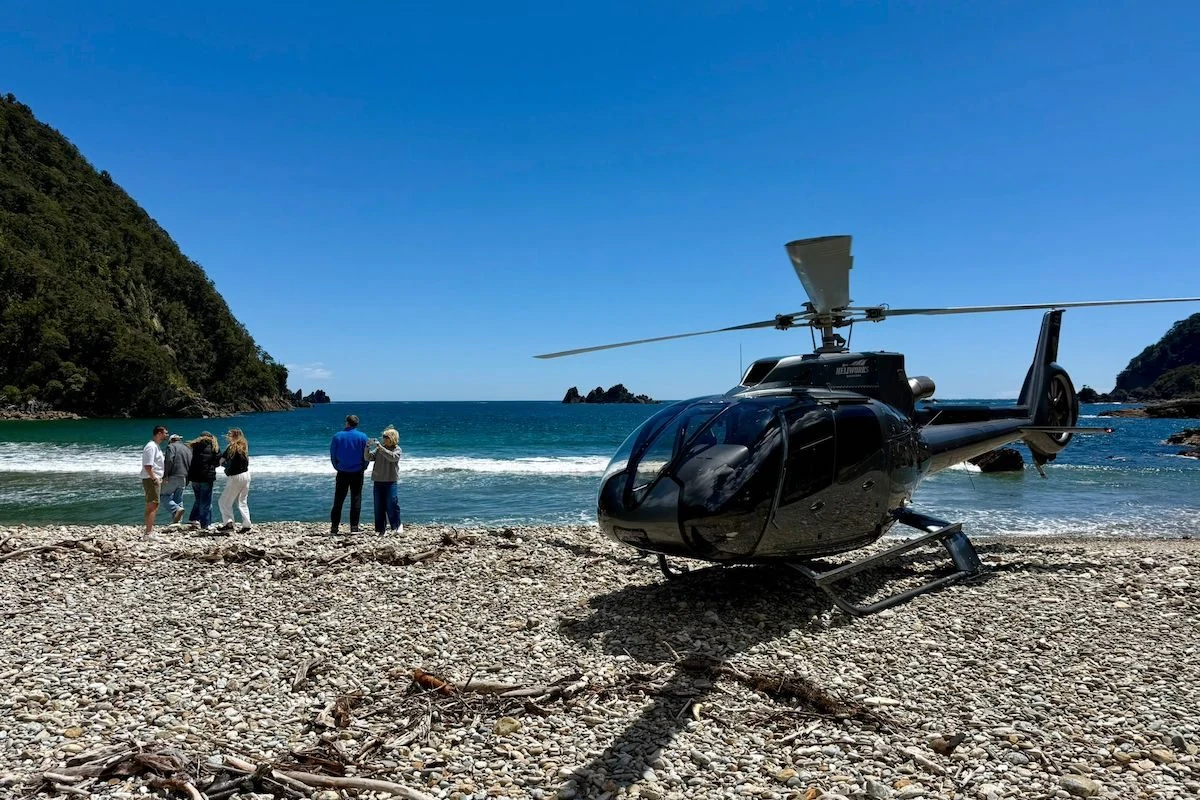 Scenic air transfer over Milford Sound and the Southern Alps